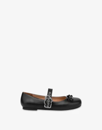 Ballerines en cuir nappa