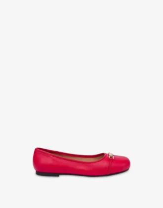 Ballerines en cuir nappa