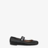 Ballerines en cuir nappa avec bande élastique logo