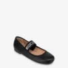 Ballerines en cuir nappa avec bande élastique logo