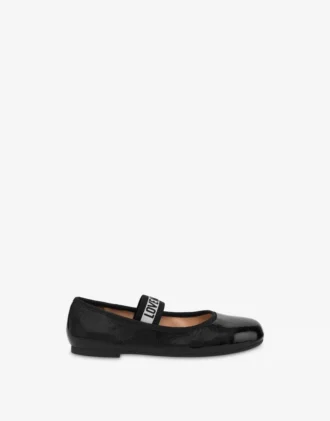 Ballerines en cuir verni