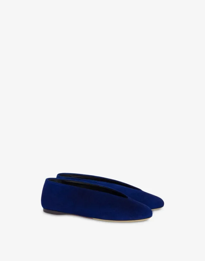 Ballerines en daim