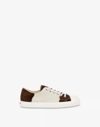 Baskets en cuir de poney