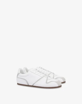 Baskets en cuir de veau et daim