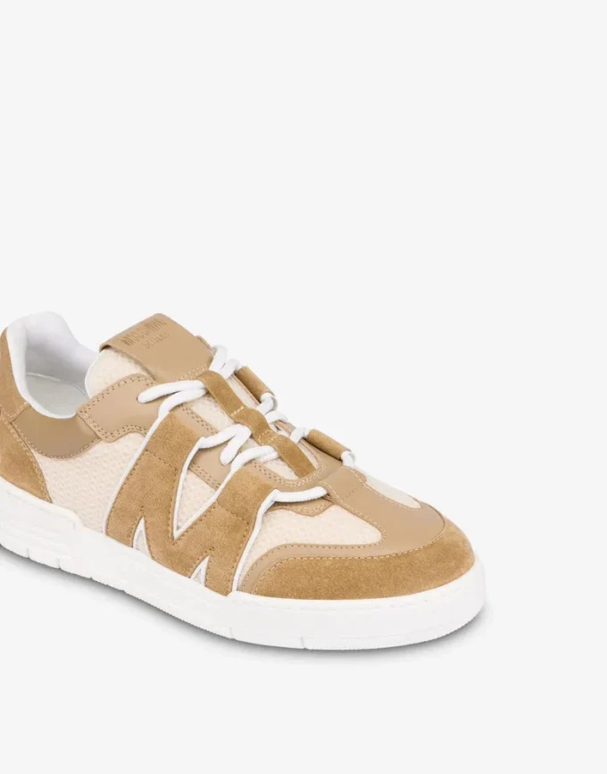 Baskets en cuir de veau et daim Baskets en cuir de veau et daim