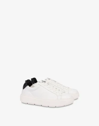 Baskets en cuir nappa et agneau