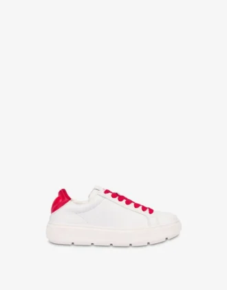 Baskets en cuir nappa et agneau