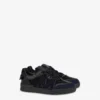 Baskets en mesh, cuir de veau et daim Baskets en mesh, cuir de veau et daim