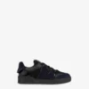 Baskets en mesh, cuir de veau et daim Baskets en mesh, cuir de veau et daim