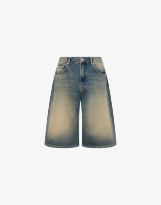 Bermuda en denim de coton