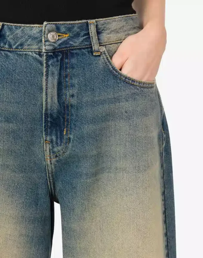 Bermuda en denim de coton Bermuda en denim de coton
