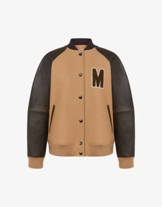 Blouson bomber en laine