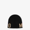 Bonnet en tricot avec logo doré