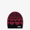 Bonnet incrusté en mélange de mohair