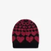Bonnet incrusté en mélange de mohair