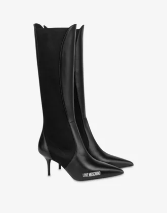Bottes en cuir de veau