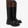 Bottes en cuir de veau