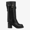 Bottes en cuir de veau