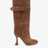 Bottes en cuir de veau