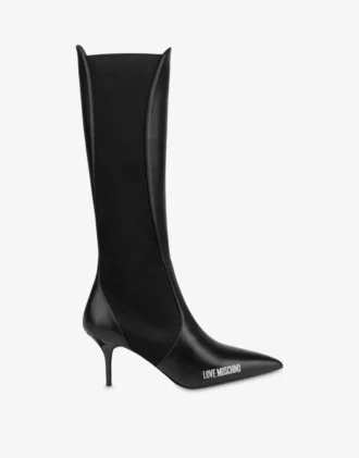 Bottes en cuir de veau