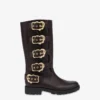 Bottes en cuir de veau