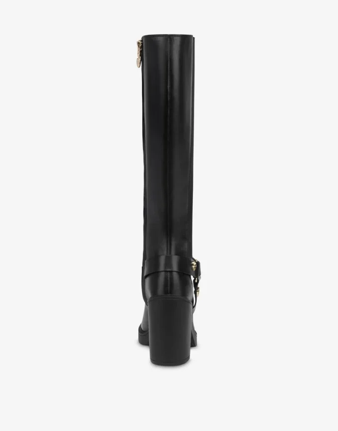Bottes en cuir de veau