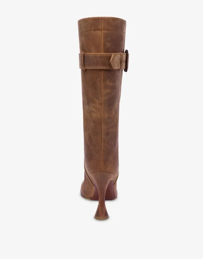 Bottes en cuir de veau