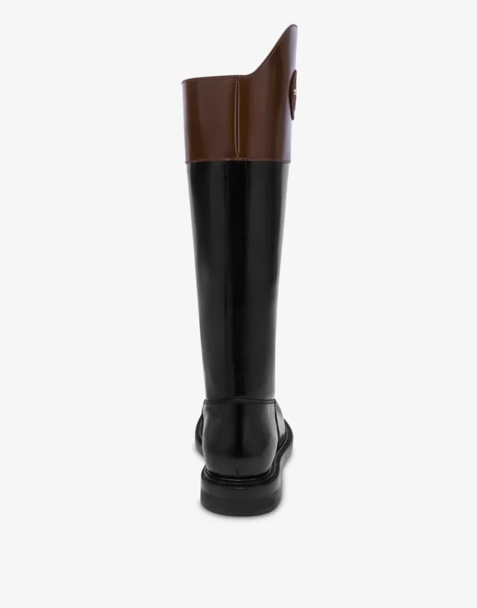 Bottes en cuir de veau