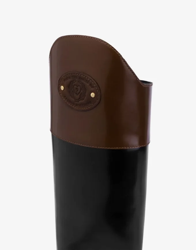 Bottes en cuir de veau