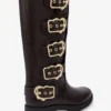 Bottes en cuir de veau