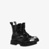 Bottes militaires en cuir de veau