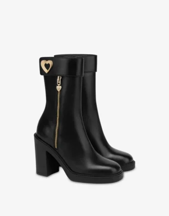 Bottines en cuir de veau