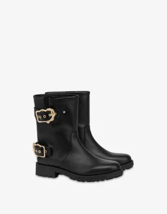 Bottines en cuir de veau