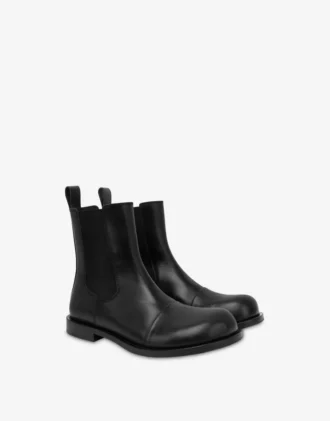 Bottines en cuir de veau