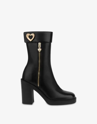 Bottines en cuir de veau