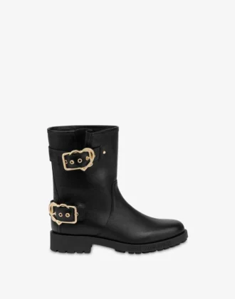 Bottines en cuir de veau