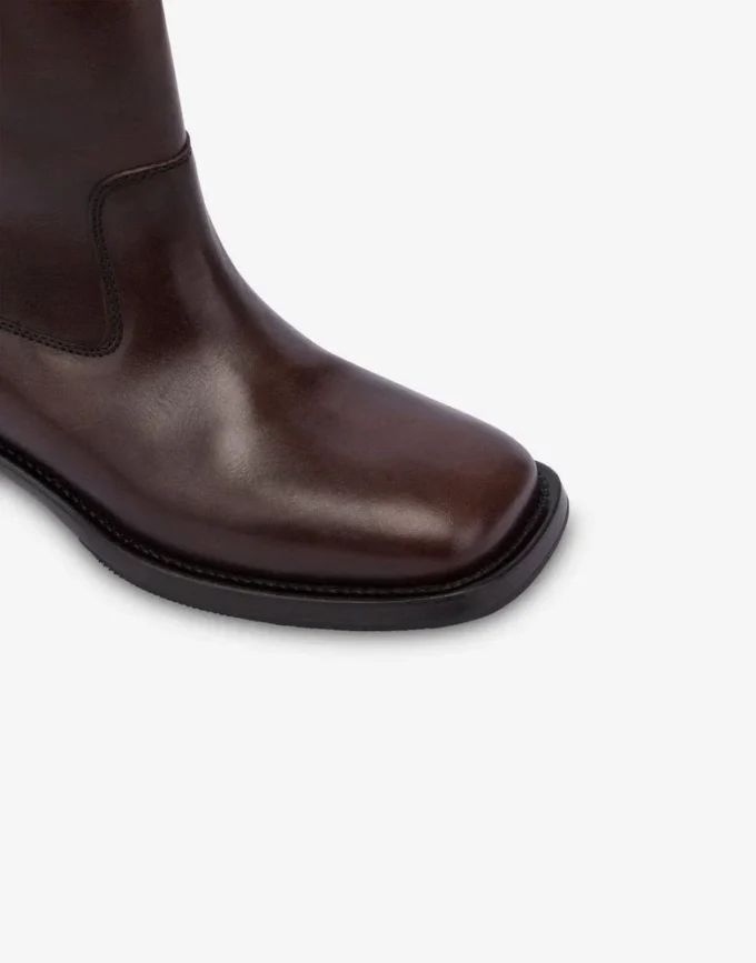 Bottines en cuir de veau Bottines en cuir de veau