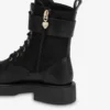 Bottines en cuir de veau et nylon Bottines en cuir de veau et nylon