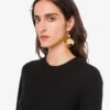 Boucles d&rsquo;oreilles pendantes en métal