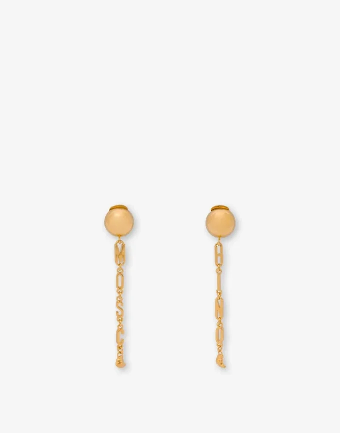 Boucles d&rsquo;oreilles pendantes en métal