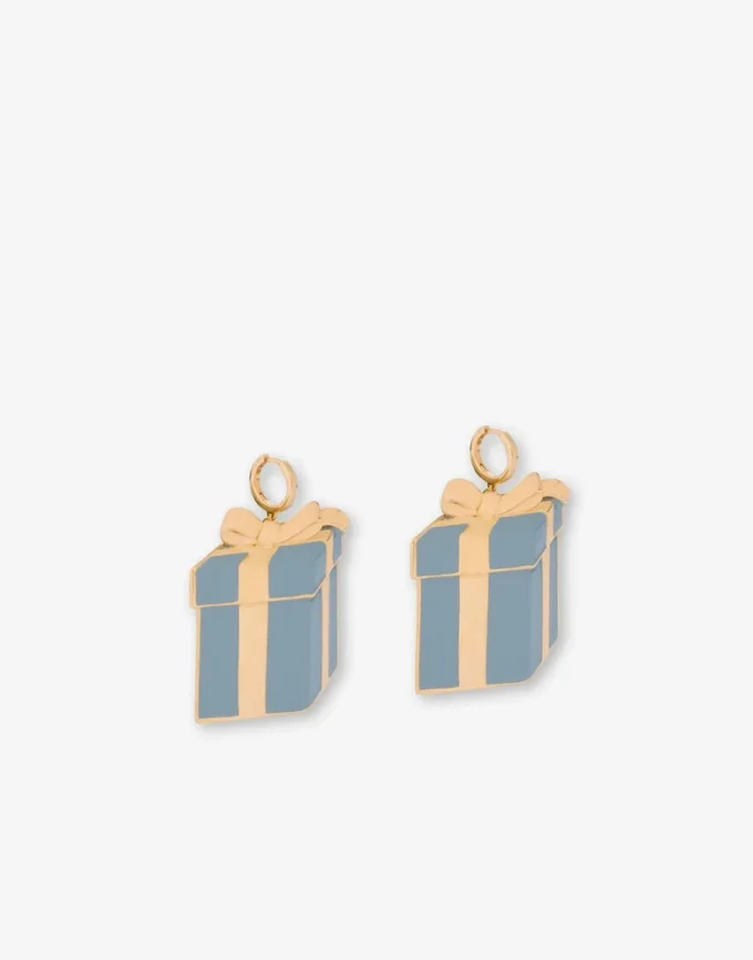 Boucles d&rsquo;oreilles pendantes en métal