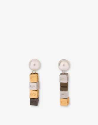 Boucles d&rsquo;oreilles pendantes en métal