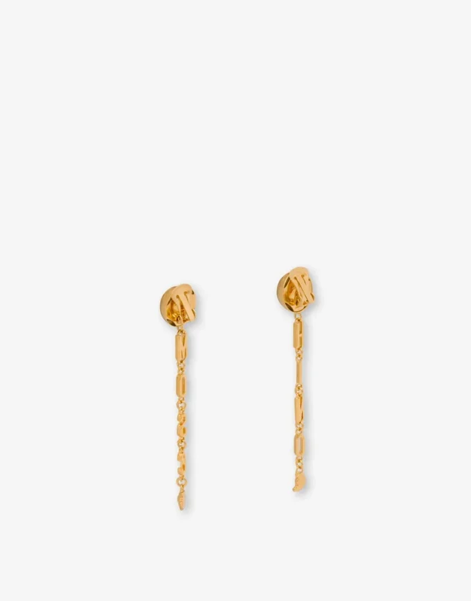 Boucles d&rsquo;oreilles pendantes en métal
