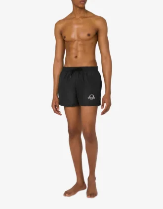 Boxer de plage avec logo Laurel Crown
