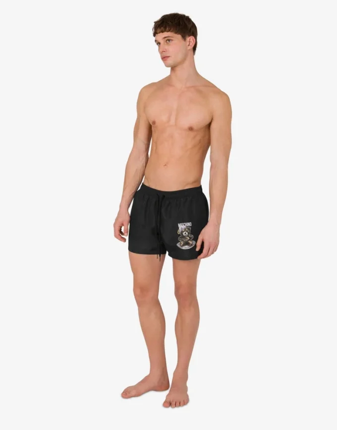 Boxer de plage en nylon Moschino Teddy Bear