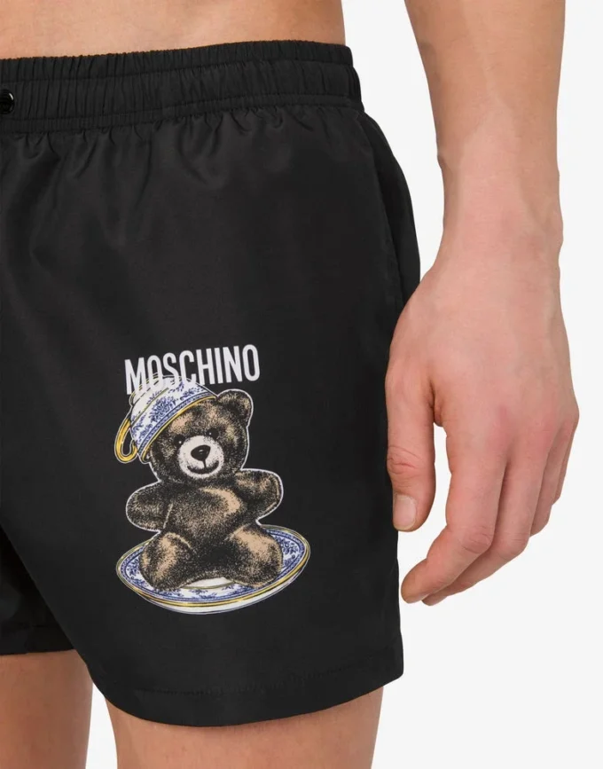 Boxer de plage en nylon Moschino Teddy Bear