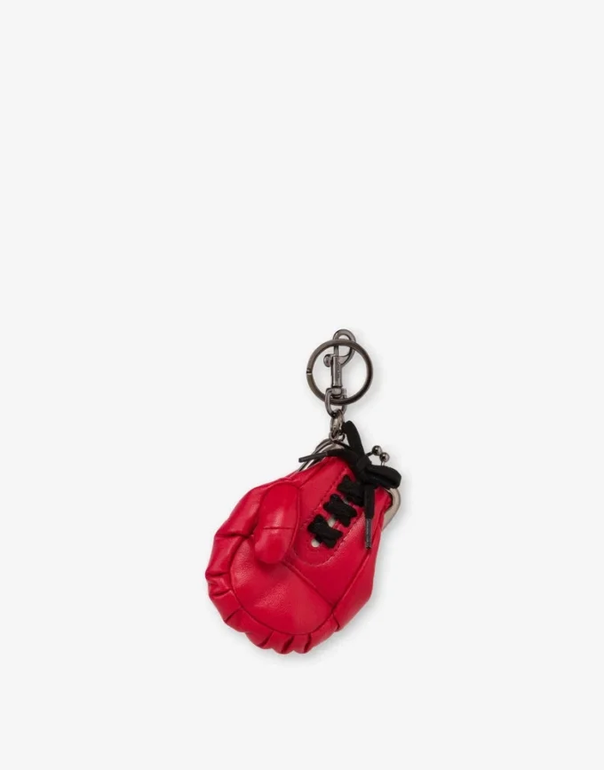Breloque en cuir nappa rembourré Breloque en cuir nappa rembourré