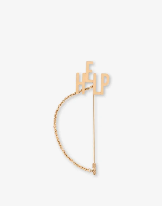 Broche chaîne HELP