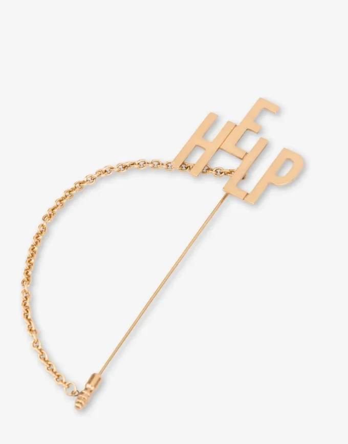 Broche chaîne HELP