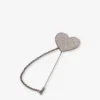 Broche en métal avec strass